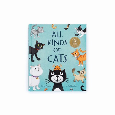 Jellycat All Kinds of Gatos Libros | GVTK-73840